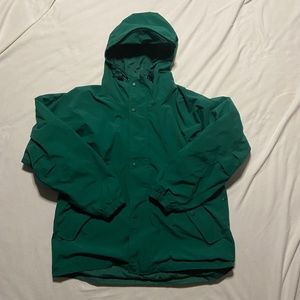 GREEN EDDIE BAUER WINDBREAKER